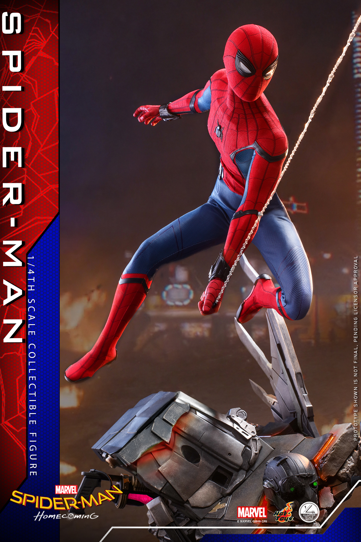 HT SPIDERMAN HOMECOMING - 1/4 SCALE SPIDER MAN - Toragon HE